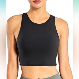 CRZ Yoga High Neck Longline Sports Bra